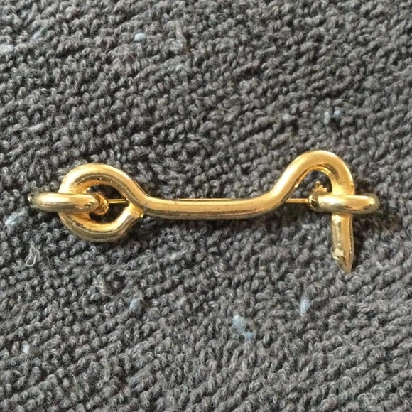 Gold Hook Pin - Picture 1 of 2